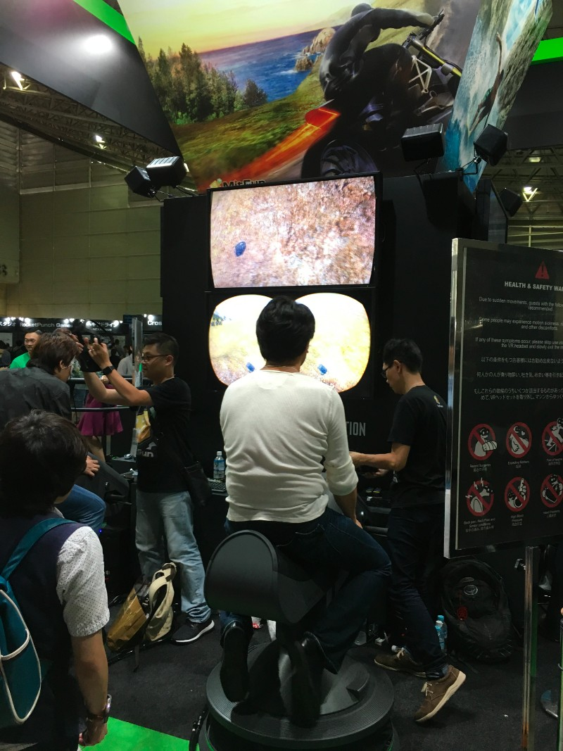 Note quite a motorbike, but for VR, close enough.